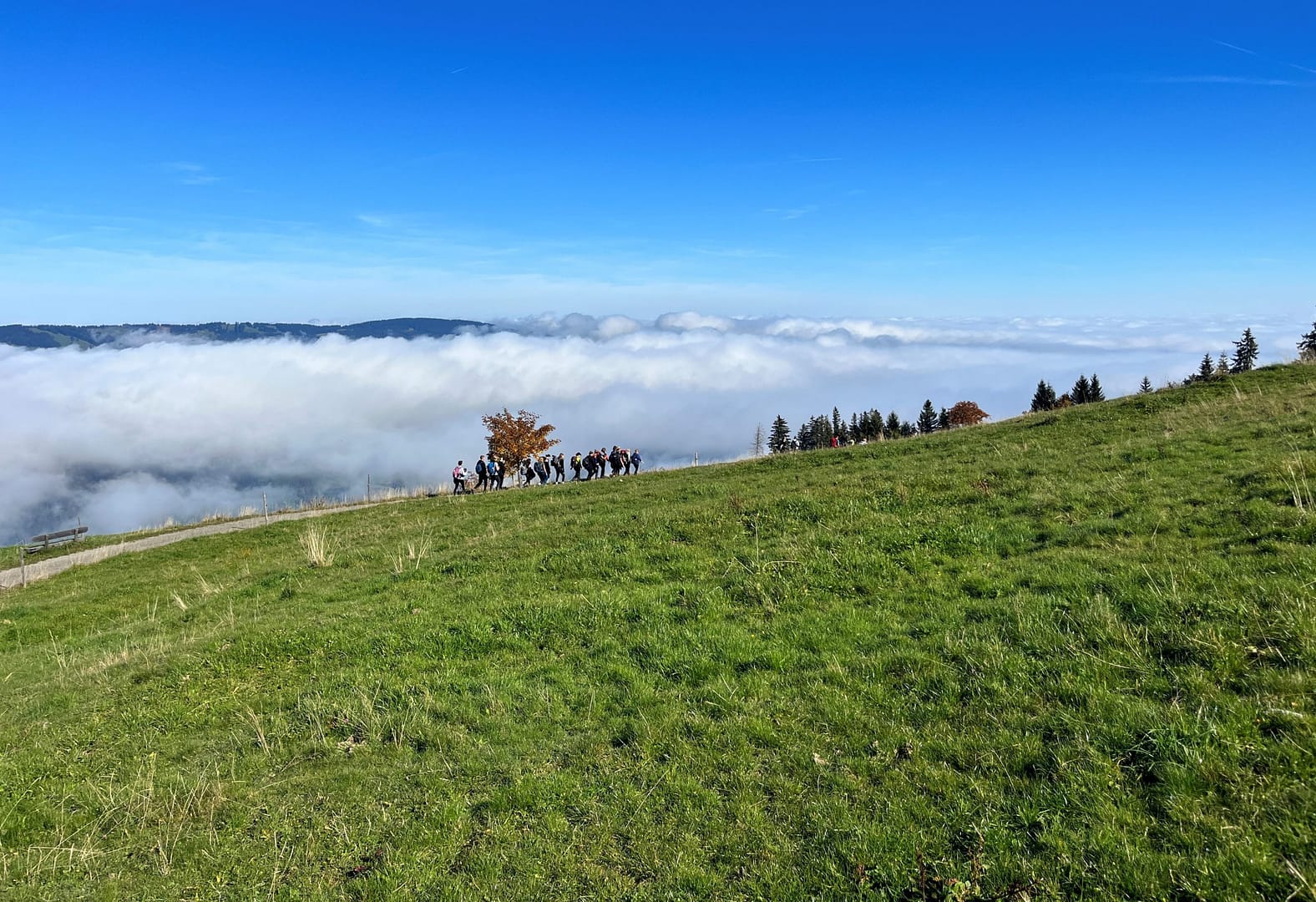 Azubitraining Outdoor mit Tiefblick