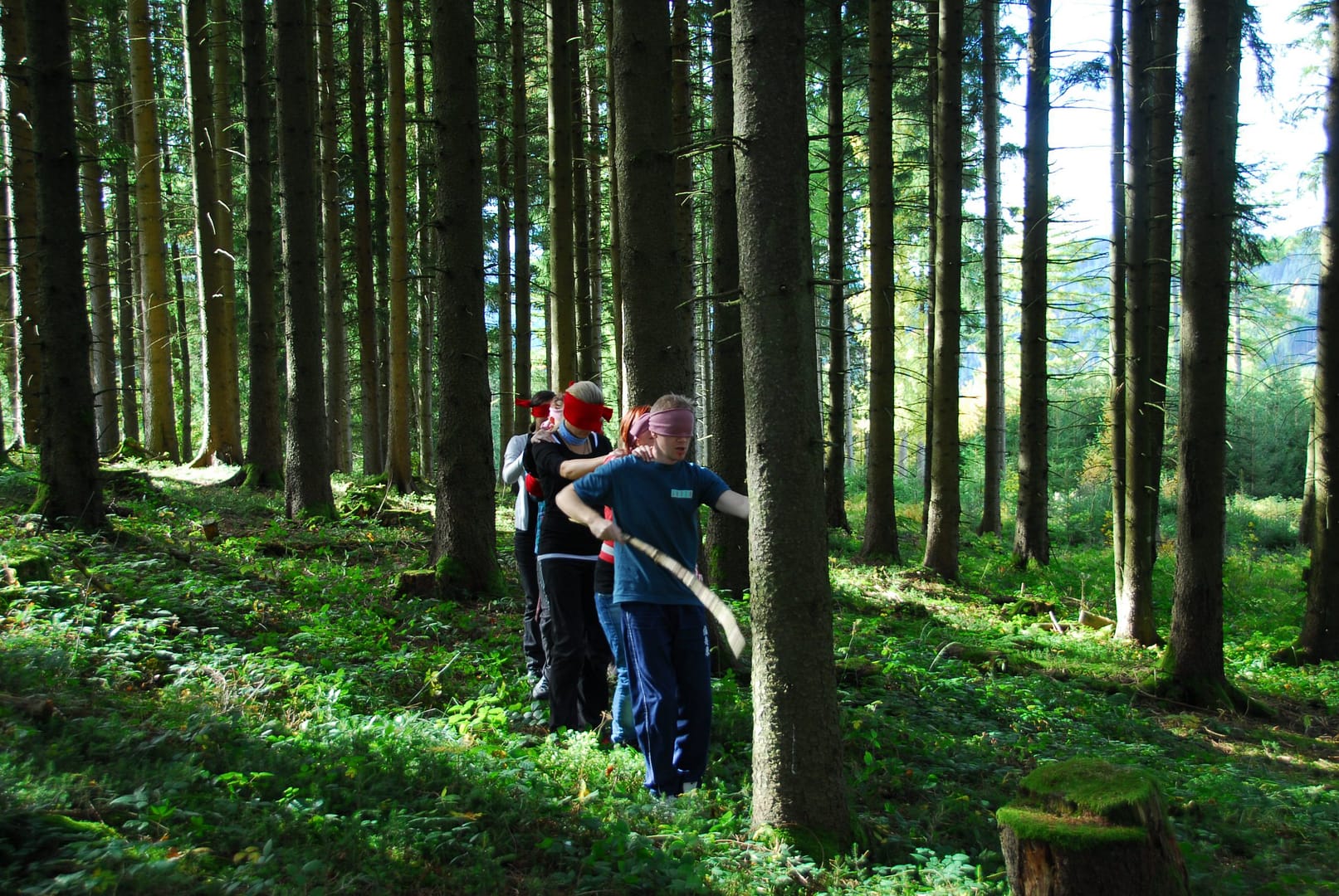 Azubitraining Outdoor mit Tiefblick